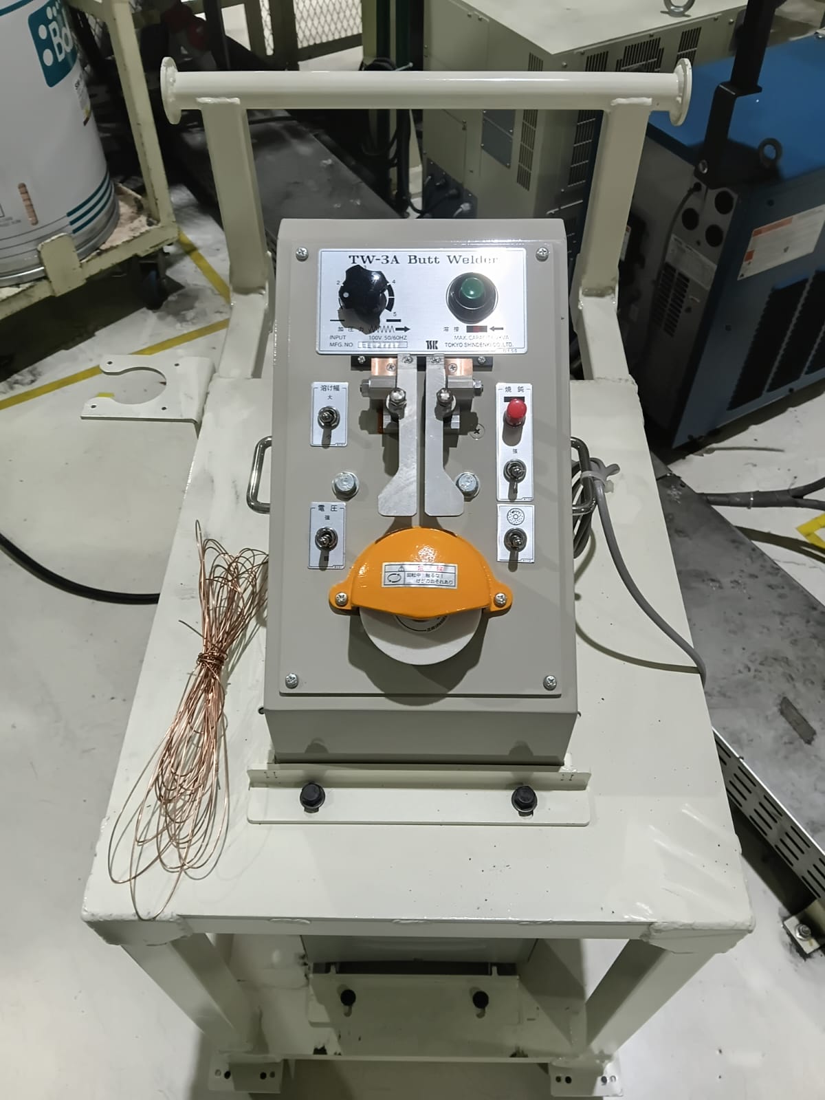 Install TW-3A Butt Welder